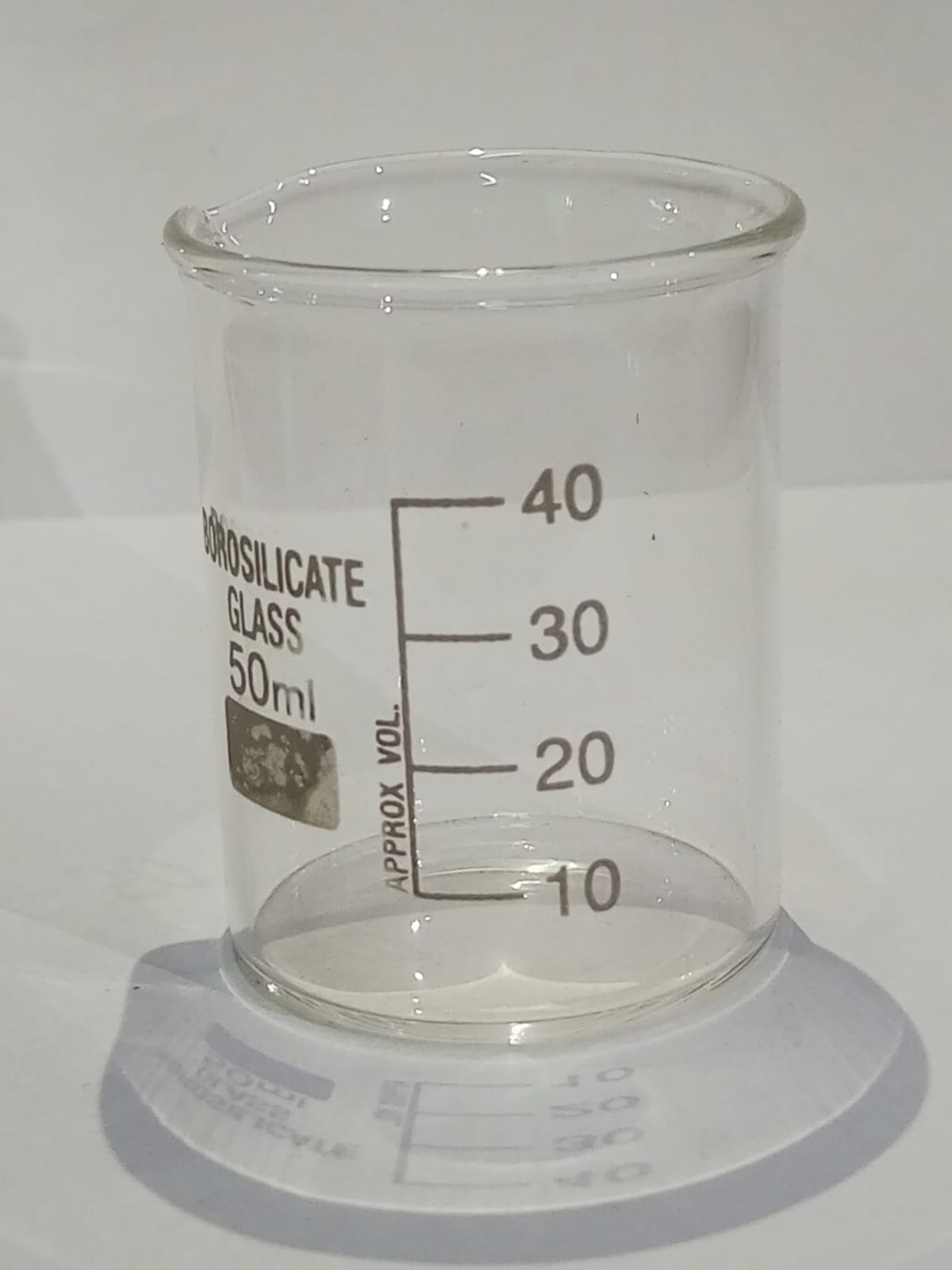 Beaker Borosilicate Glass 50 ml
